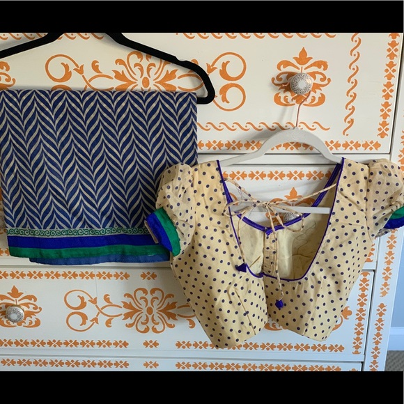 Saree & Blouse - Picture 1 of 4